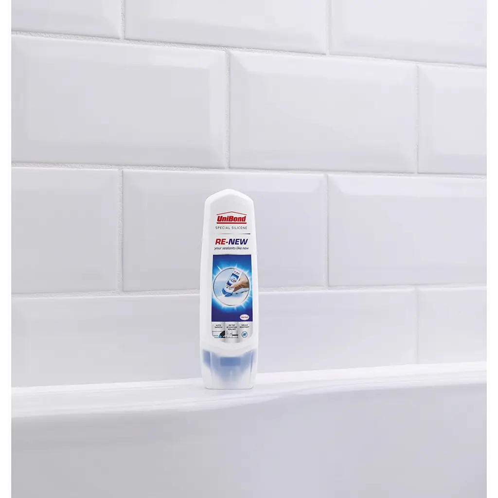 UniBond ReNew Bathroom/Kitchen Silicone Sealant White 80ml - 2760633