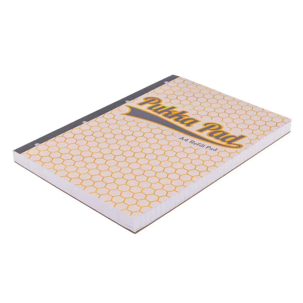 Pukka Haze Refill Pad A4 300 Ruled Pages With Margin 4 Hole Punched Sidebound Assorted Colours (Pack 3 - 9877(AST)-HZE