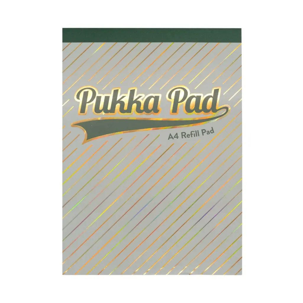 Pukka Haze Refill Pad A4 160 Ruled Pages With Margin 4 Hole Punched Headbound Assorted Colours (Pack 6) - 9880(AST)-HZE