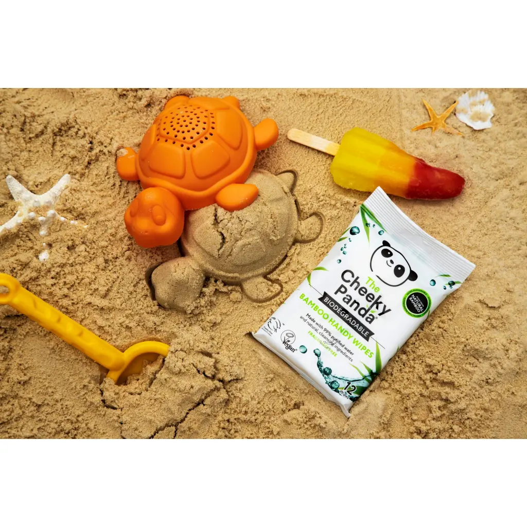 Cheeky Panda Sustainable Biodegradable Bamboo Handy Wipes 12 Wipes Per Pack (Pack 72) - HANDWX72