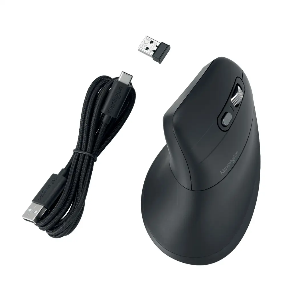 Kensington EQ MY630 Rechargeable Ergonomic Wireless Mouse - K72482WW