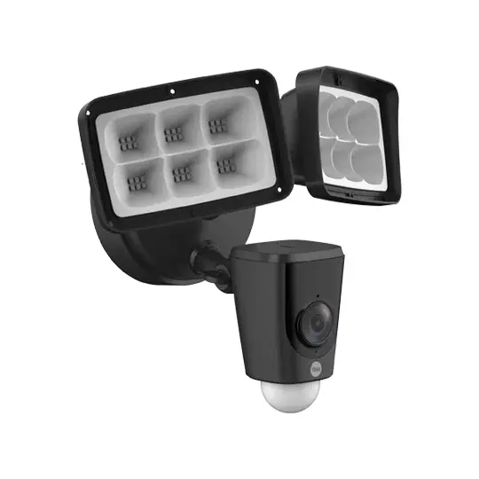 Yale Floodlight Camera - 2000 Lumen Floodlight; 1080 FHD Camera; IP 65 Rated; 110 dB Siren