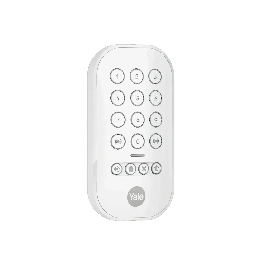 Yale Keypad - Control 4 Security Areas; Panic Button; PIN Security; Backlit Keys