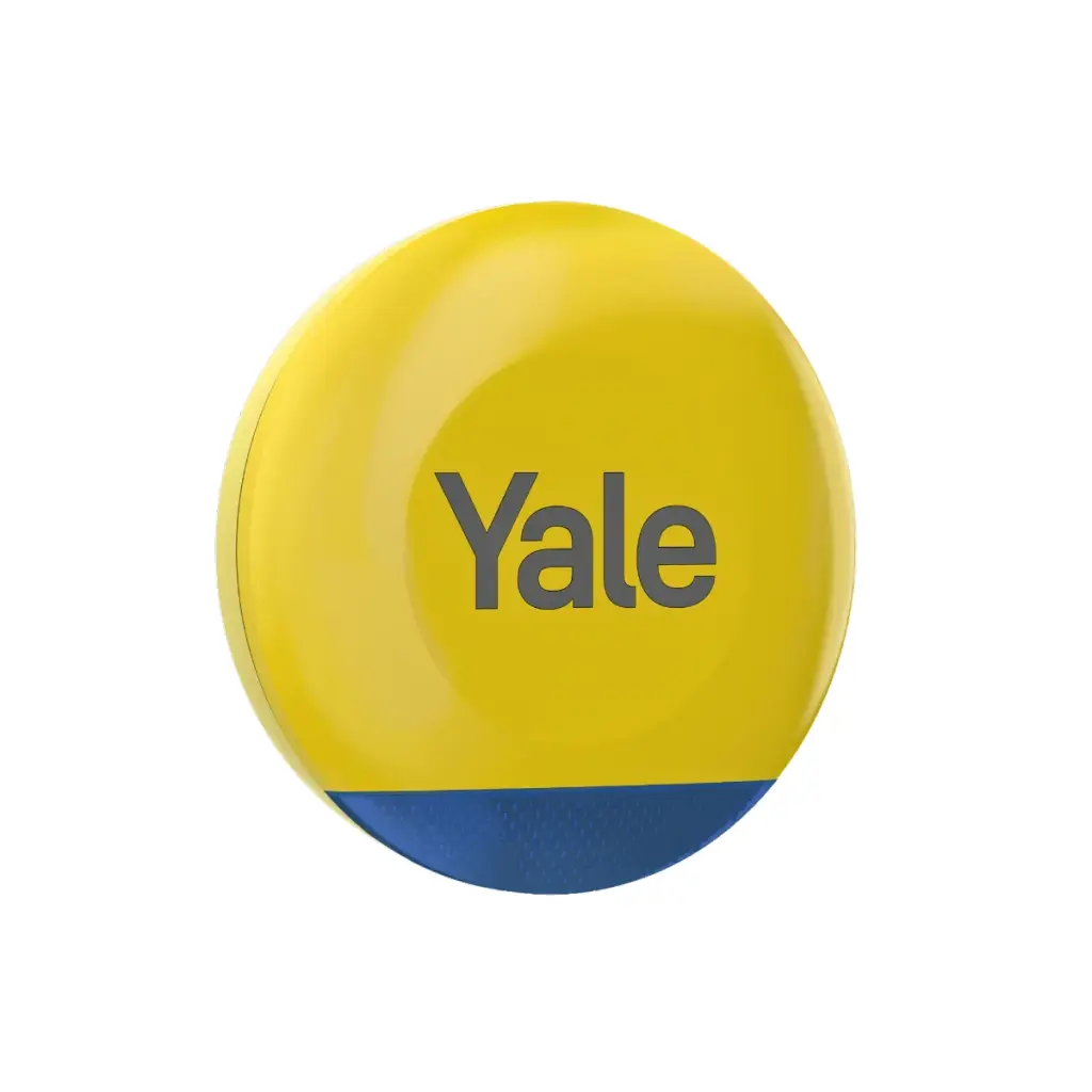 Yale Yellow Outdoor Siren - Up to 100dB Adjustable Siren; Flashing LED Lights; Weatherproof; Real-Time Alerts; Up to 1km Range Protection