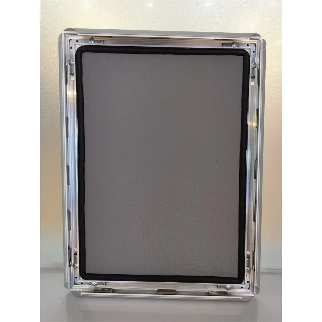 Deflecto A4 Wall Mounted Waterproof 25mm Aluminium Snap Frame Literature Display Sign Holder Silver - SFA4SWP