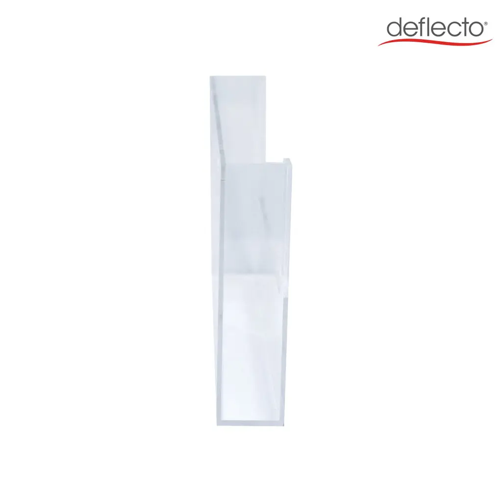 Deflecto A4 Landscape Flat Back Countertop Literature Holder Clear - 39620-EU