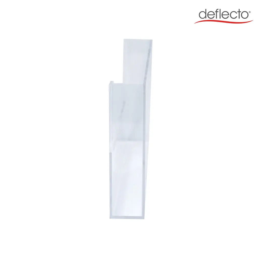 Deflecto A4 Landscape Flat Back Countertop Literature Holder Clear - 39620-EU