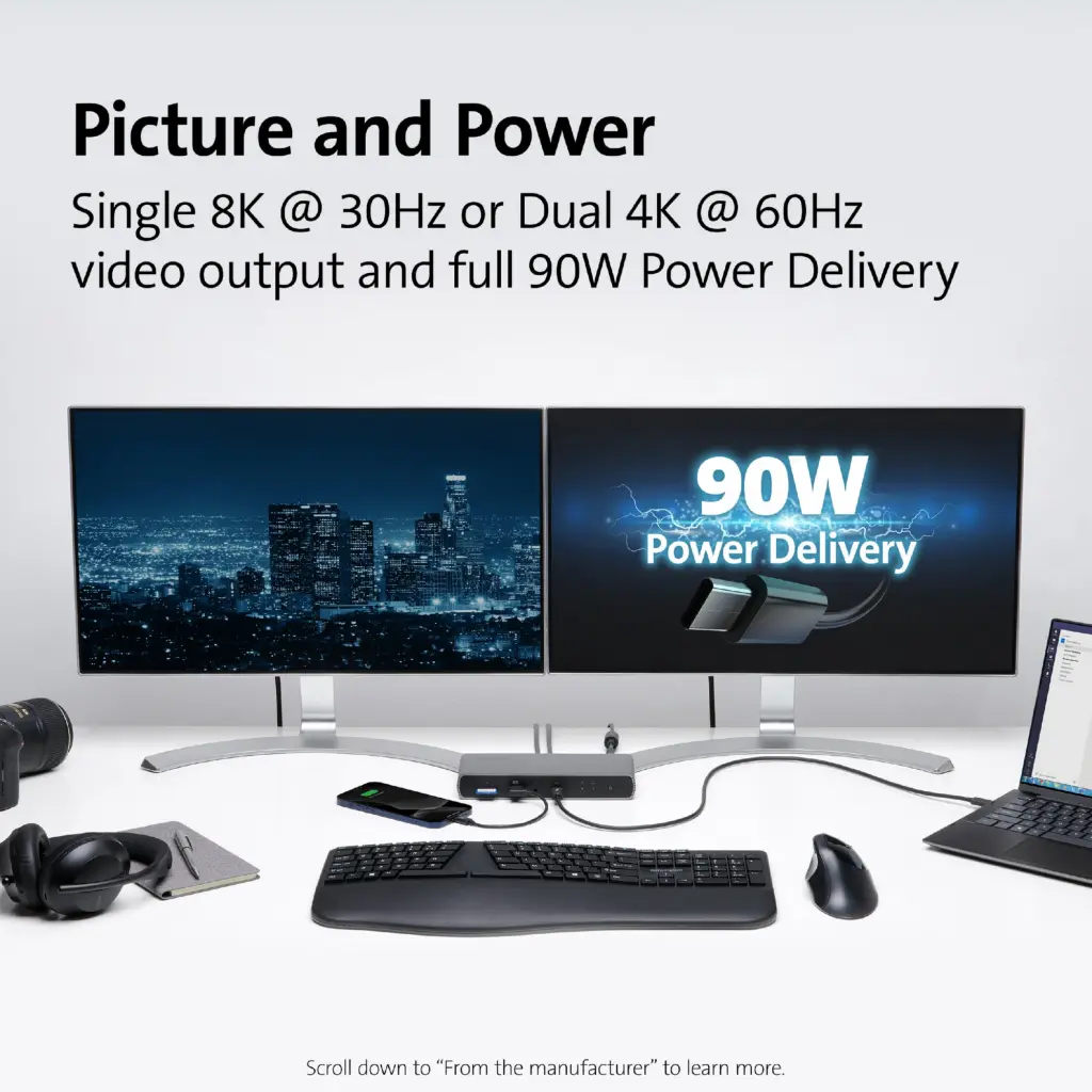 Kensington SD5700T Thunderbolt 4K Dual Dock K35175EU