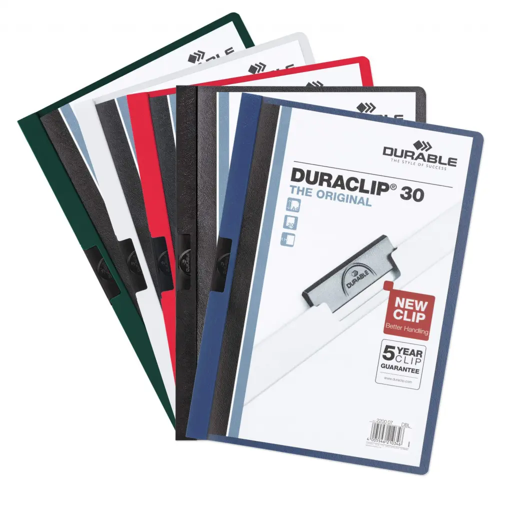 Durable DuraQuick 20 A4 Clip Folder Dark Blue PK20 - 227007 - 227007