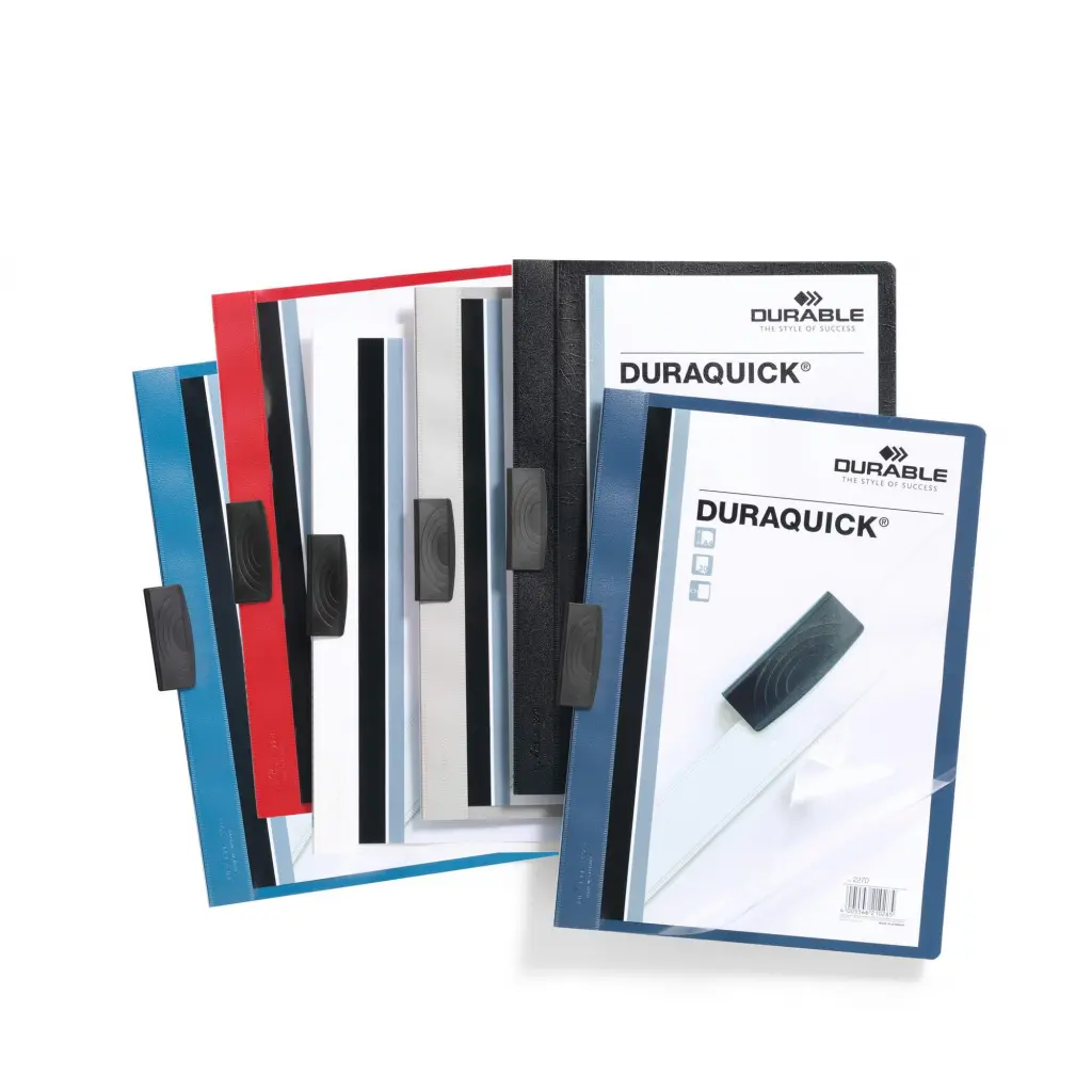 Durable DuraQuick 20 A4 Clip Folder Dark Blue PK20 - 227007 - 227007