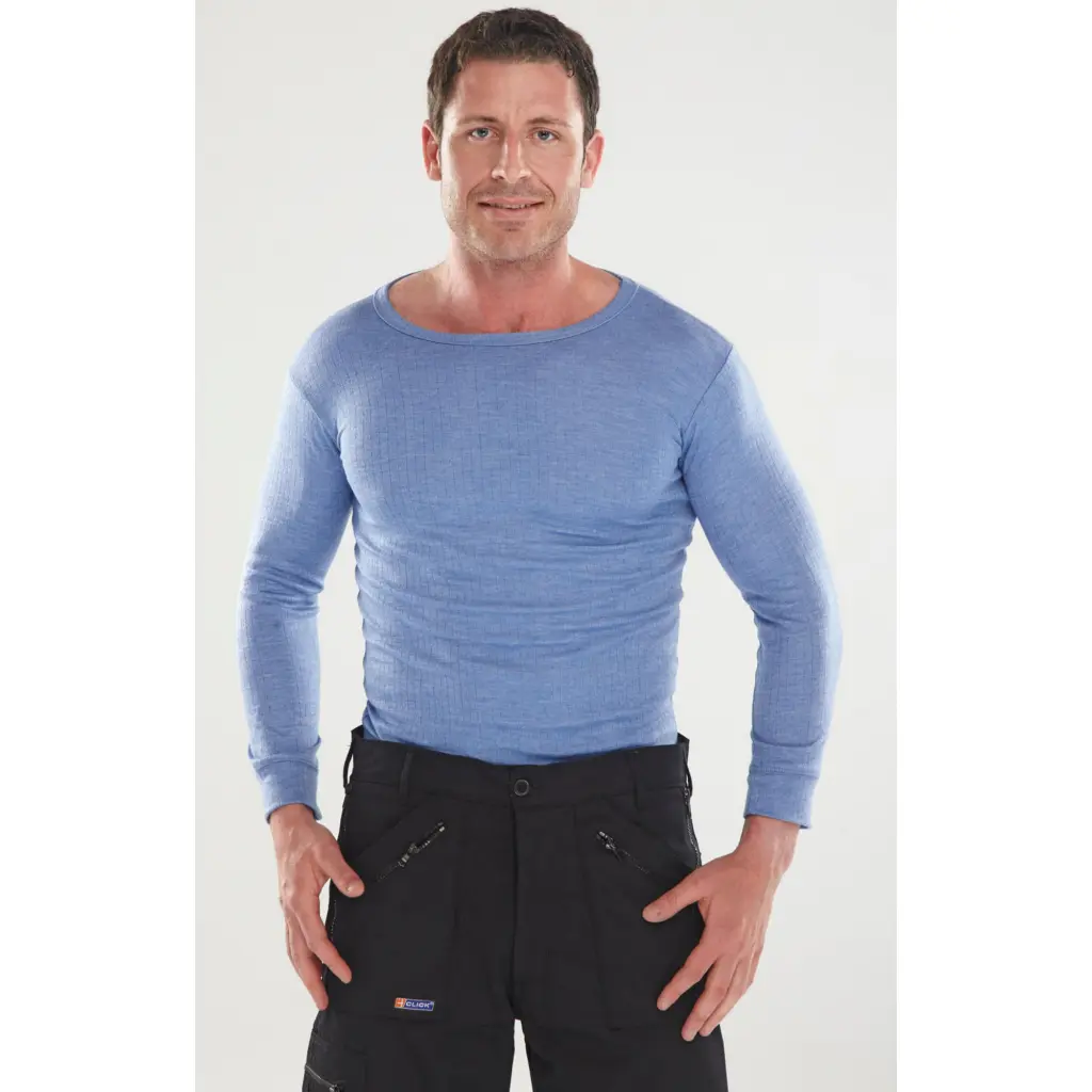 Beeswift Thermal Vest Long Sleeved Blue XXX Large (Pack 1) - THVLSXXXL