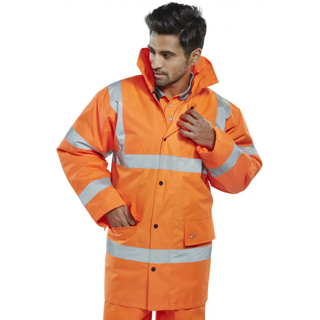 Beeswift Constuctor Traffic Jacket Orange Large (Pack 1) - CTJENGORL