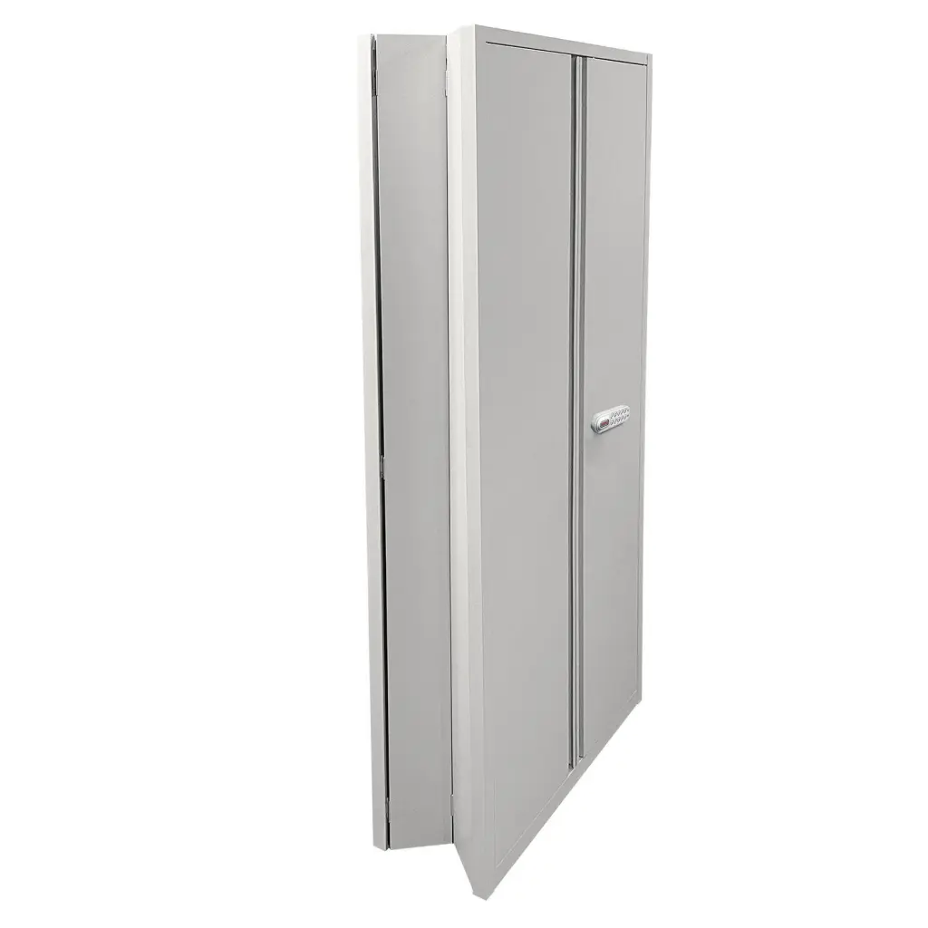 Phoenix SCF Series 2 Door 4 Shelf Steel Storage Cupboard With Electronic Lock Grey - SCF1891GGE