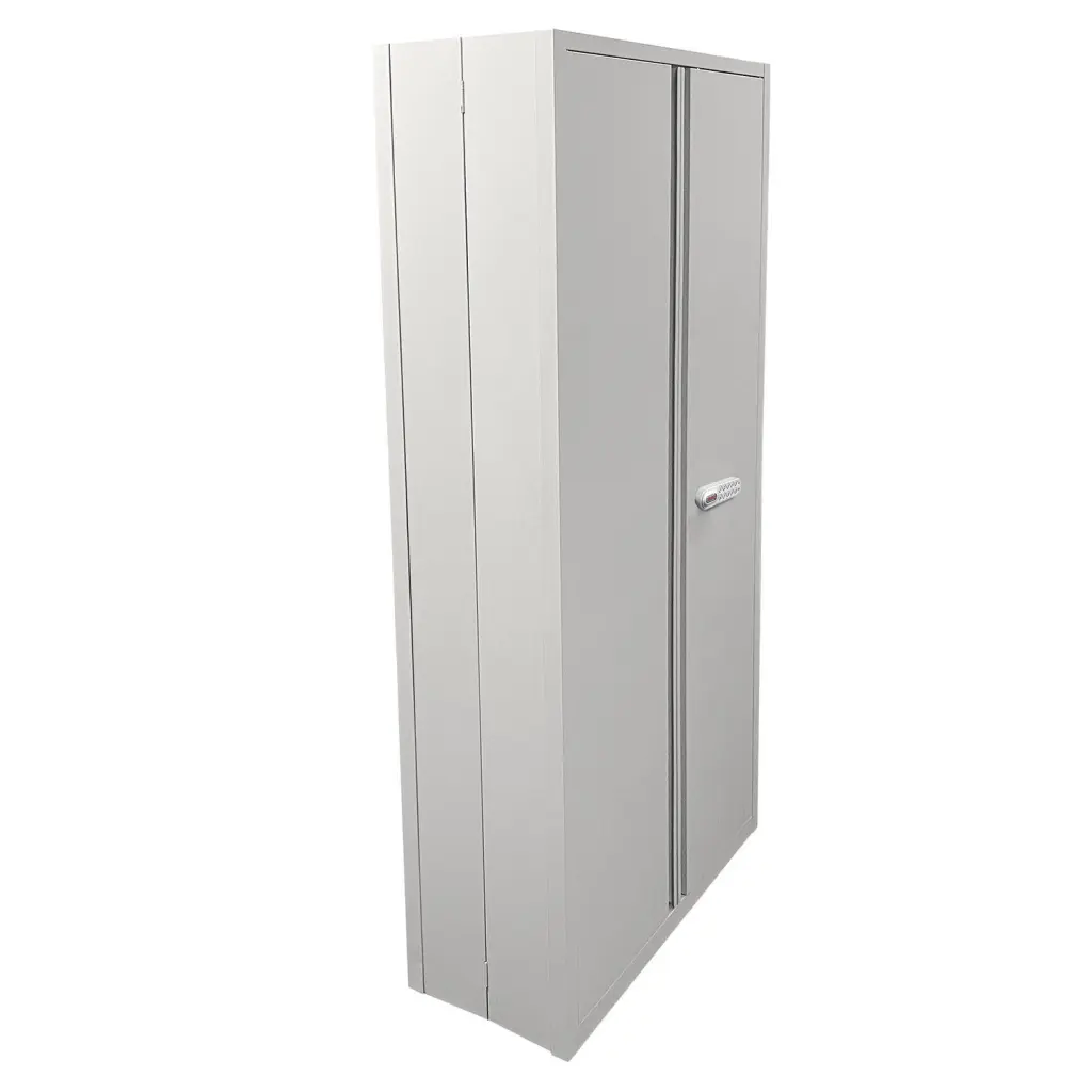 Phoenix SCF Series 2 Door 4 Shelf Steel Storage Cupboard With Electronic Lock Grey - SCF1891GGE