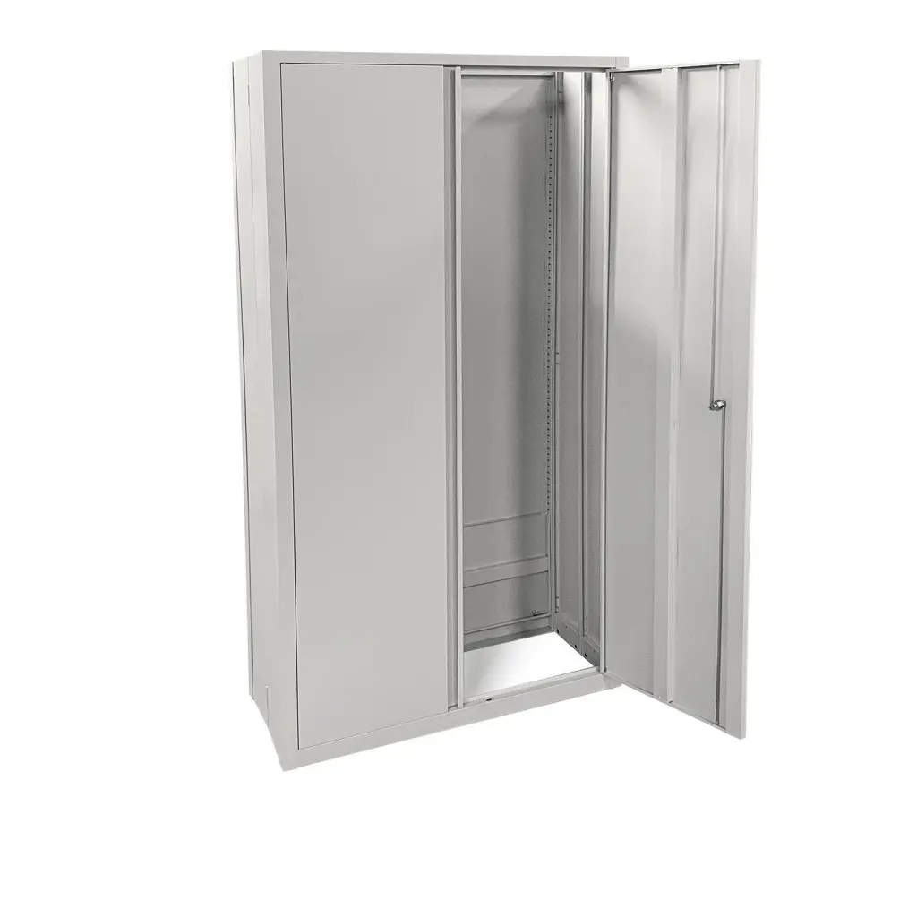 Phoenix SCF Series 2 Door 4 Shelf Steel Storage Cupboard With Electronic Lock Grey - SCF1891GGE