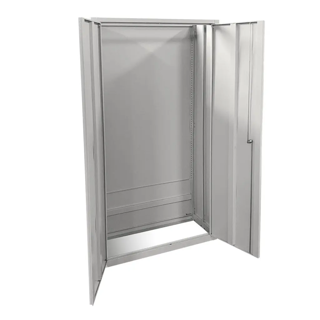 Phoenix SCF Series 2 Door 4 Shelf Steel Storage Cupboard With Electronic Lock Grey - SCF1891GGE