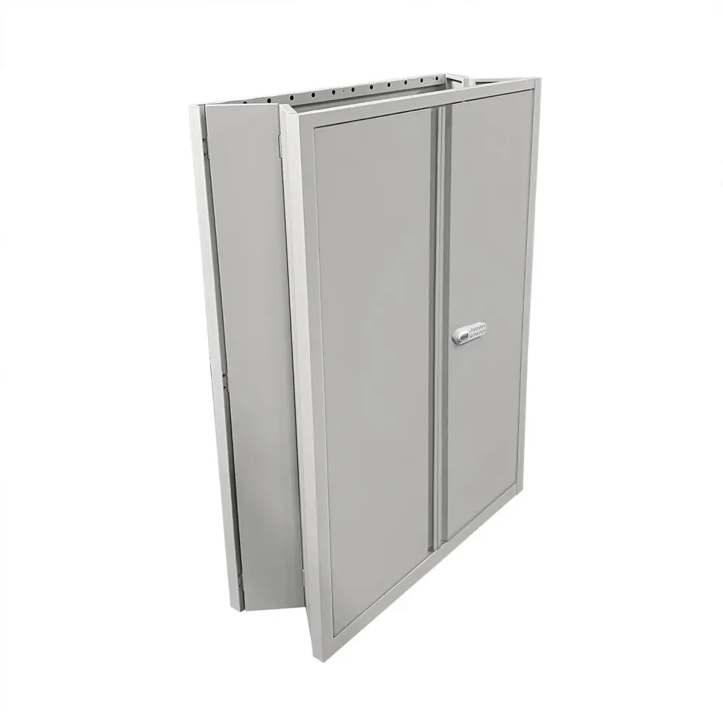 Phoenix SCF Series 2 Door 3 Shelf Steel Storage Cupboard With Electronic Lock Grey - SCF1491GGE