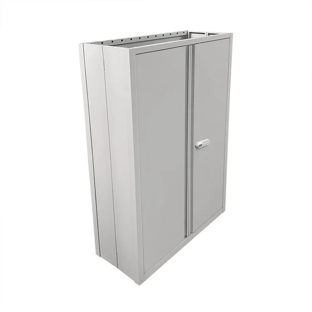 Phoenix SCF Series 2 Door 3 Shelf Steel Storage Cupboard With Electronic Lock Grey - SCF1491GGE