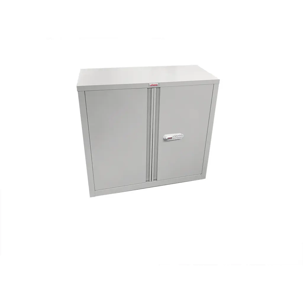 Phoenix SCF Series 2 Door 1 Shelf Steel Storage Cupboard With Electronic Lock Grey - SCF0891GGE