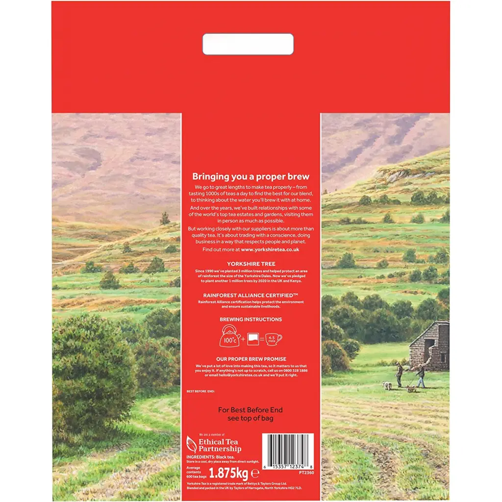 Yorkshire Tea Bags (Pack 600) -  0403372