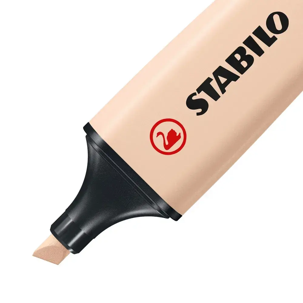 STABILO BOSS ORIGINAL NatureCOLORS Highlighter Text Marker Assorted Colours Mud green Earth green Warm grey Sienna Umber & Beige (Pack 6) - 70/6-2-2