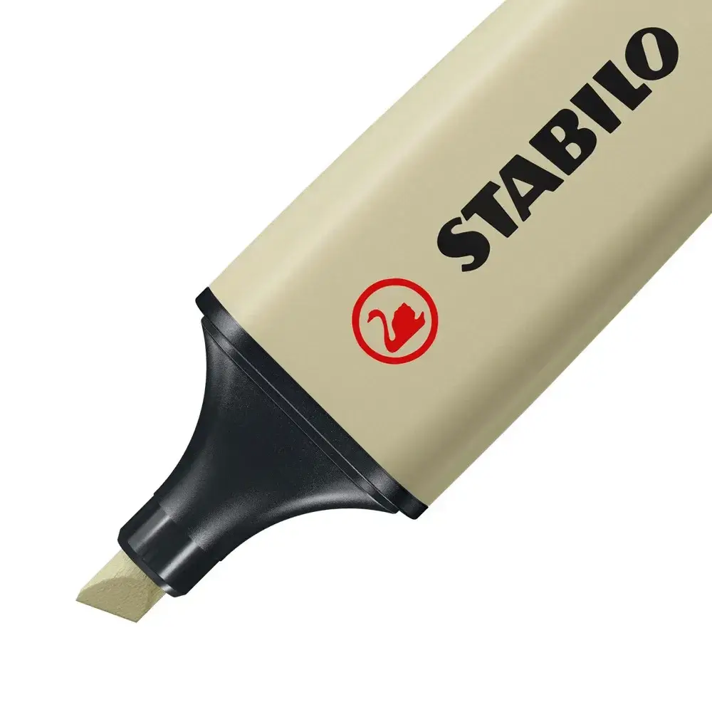 STABILO BOSS ORIGINAL NatureCOLORS Highlighter Text Marker Assorted Colours Mud green Umber Sienna & Black  (Pack 4) - 70/4-2-3