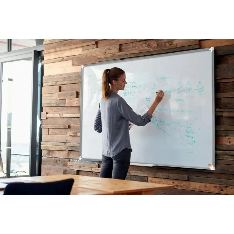 Nobo Premium Plus Enamel Magnetic Whiteboard 1500x1200mm - 1915147