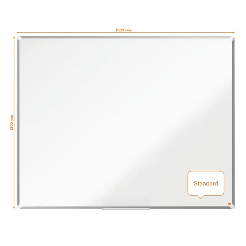 Nobo Premium Plus Enamel Magnetic Whiteboard 1500x1200mm - 1915147