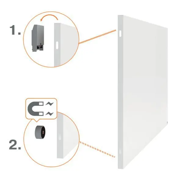 Nobo Infinity Frameless Magnetic Whiteboard 1200x900mm - 1915715