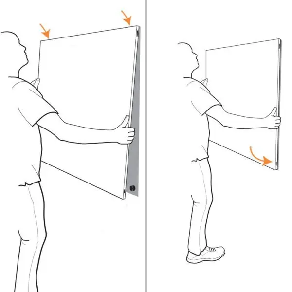 Nobo Infinity Frameless Magnetic Whiteboard 1200x900mm - 1915715