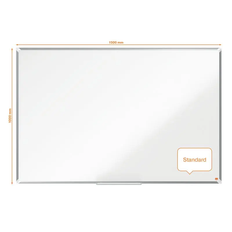 Nobo Premium Plus Melamine Whiteboard 1500x1000mm - 1915170