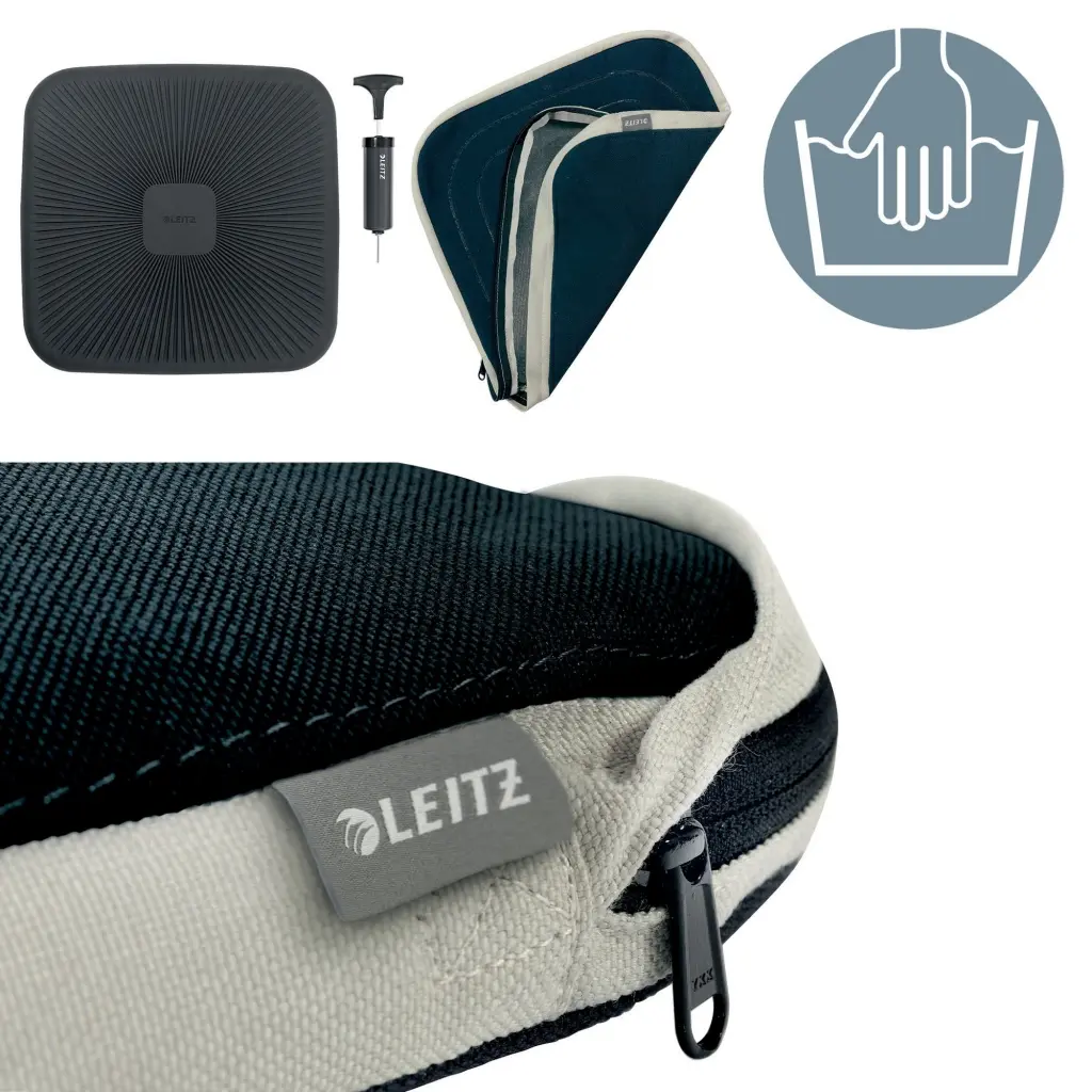 Leitz Ergo Active Wobble Cushion With Cover Dark Grey - 65400089