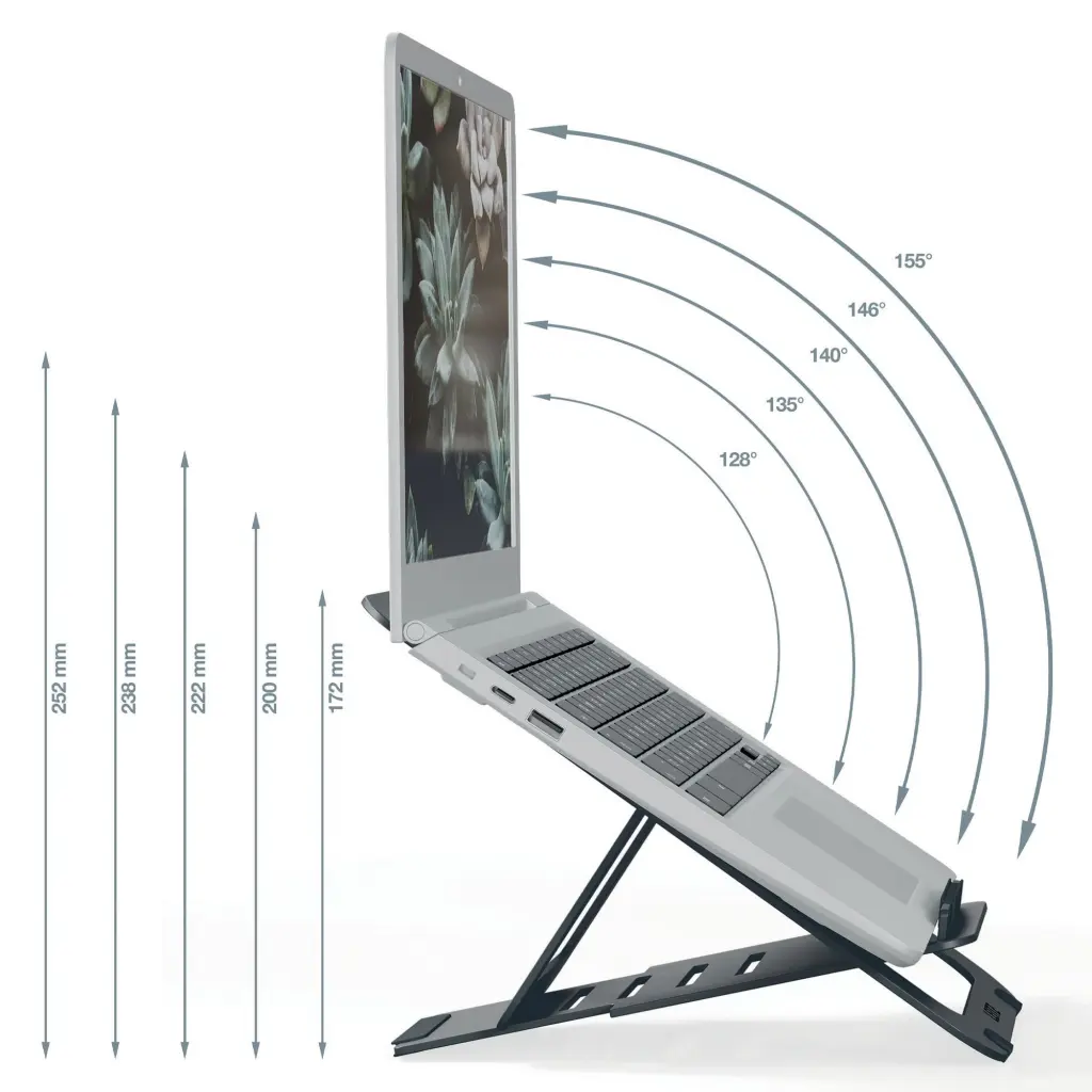 Leitz Ergo Aluminium Ultra-Flat Laptop Stand - 63460089