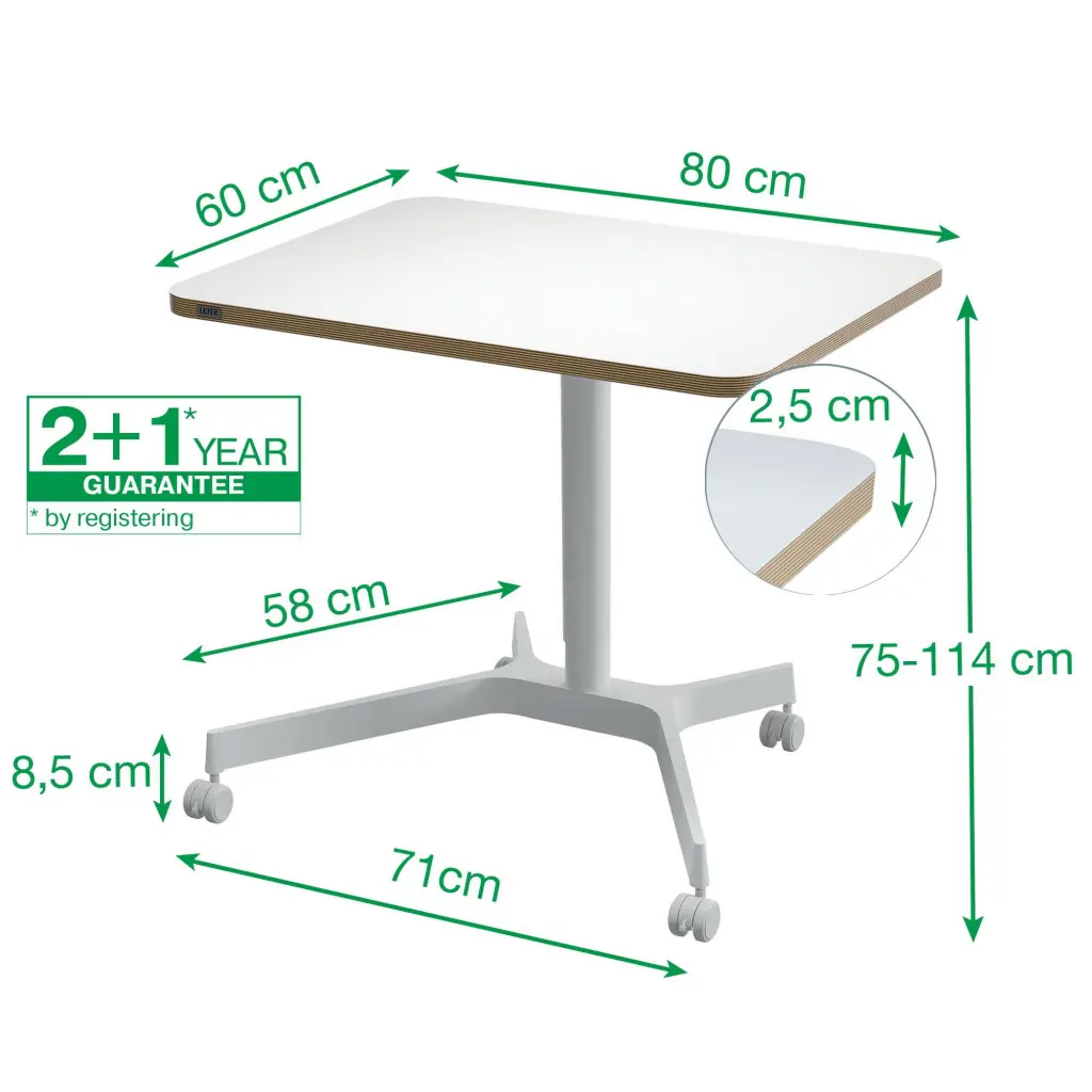 Leitz Ergo Small Sit Stand Desk  - 65360001