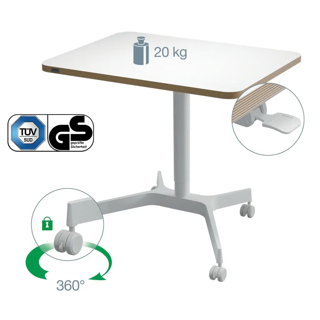 Leitz Ergo Small Sit Stand Desk  - 65360001