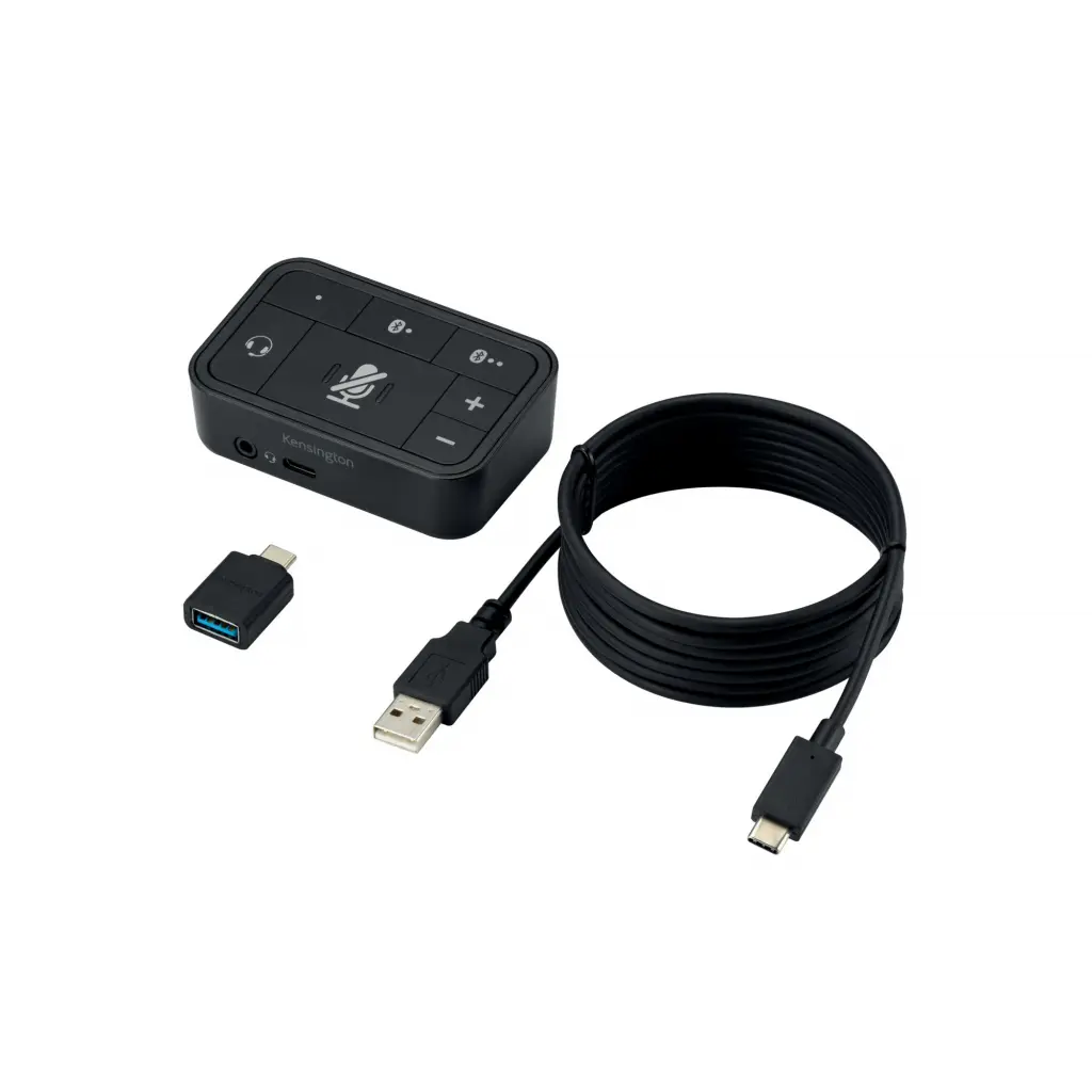 Kensington 3 in 1 Pro Audio Headset Switch - K83300WW