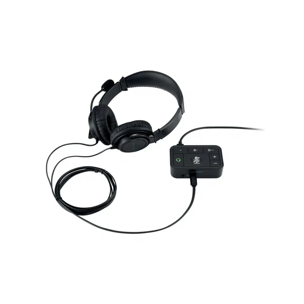 Kensington 3 in 1 Pro Audio Headset Switch - K83300WW