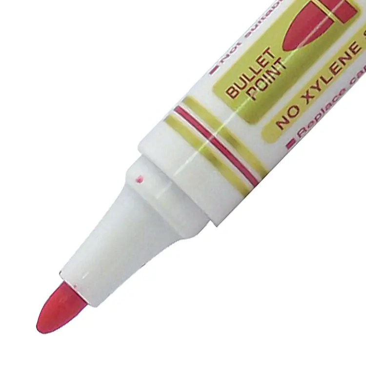 Pentel Everyday Drywipe Marker Bullet Tip 4.2mm Line width 2.1mm Red (Pack 12) - MW85-BE