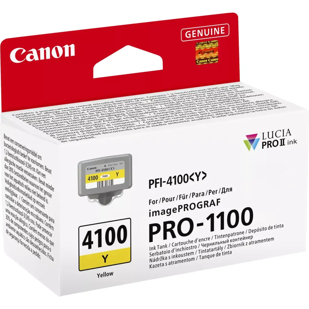 Canon PFI-4100 Yellow Ink - 6780C001