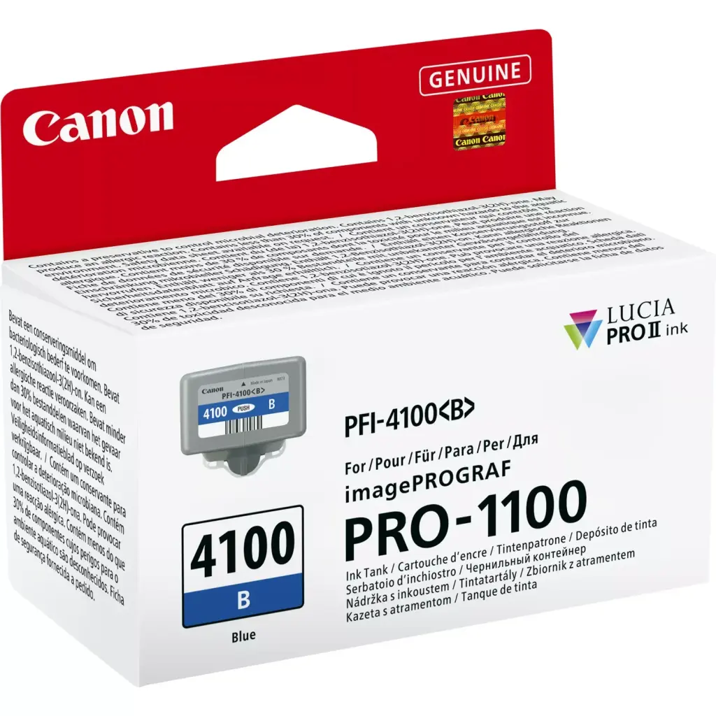 Canon PFI-4100 Blue Ink - 6786C001