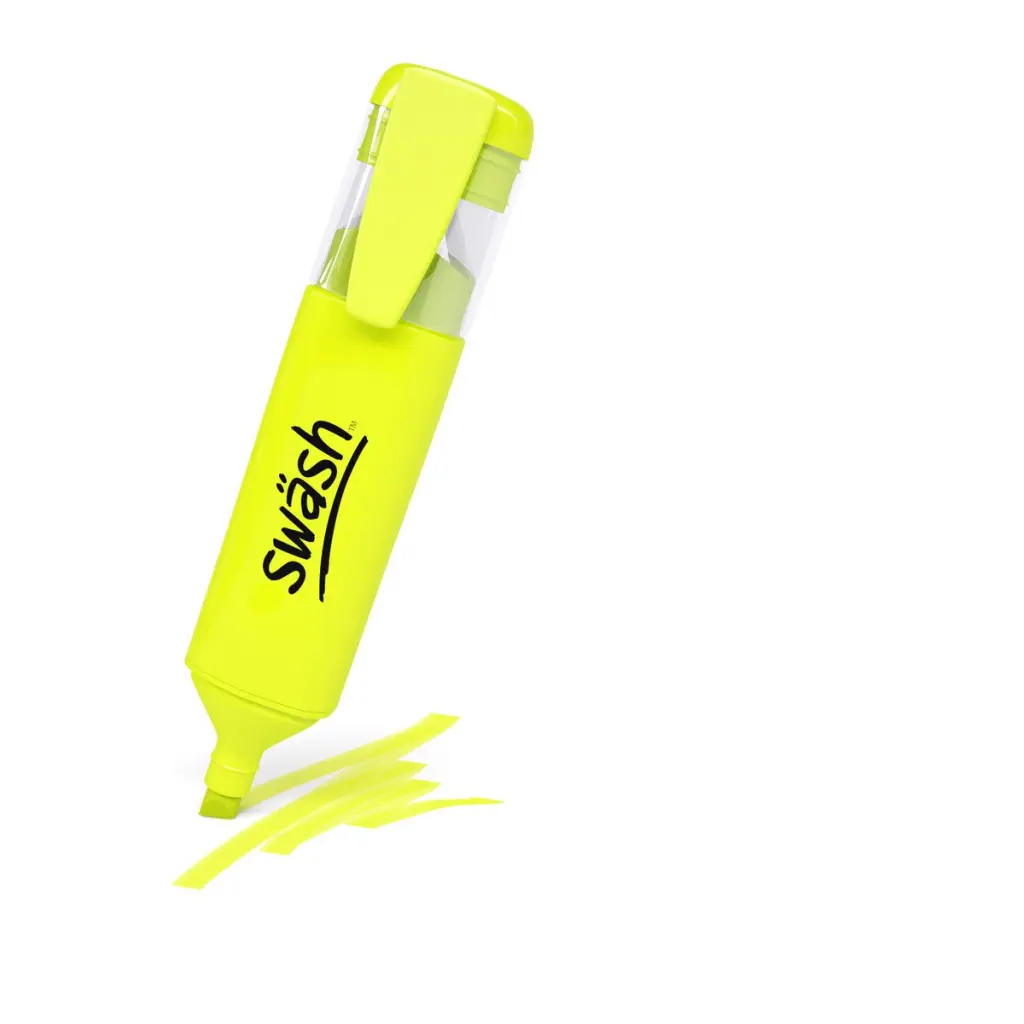 Swash Premium Highlighters Yellow (Pack 48) - HLP48YW