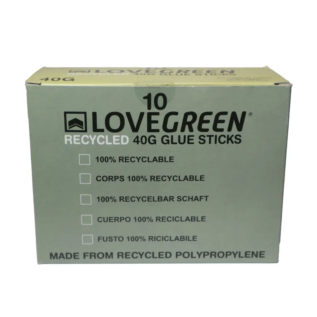 Lovegreen PVP Glue Stick 40g (Pack 10) - LGGS40