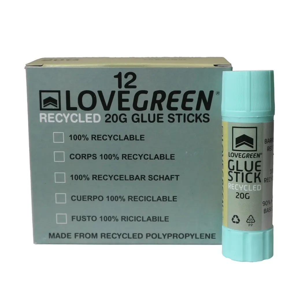 Lovegreen PVP Glue Stick 20g (Pack 12) - LGGS20