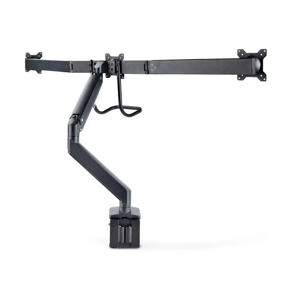 StarTech.com Crossbar Triple Monitor Desk Mount for 17 Inch to 27 Inch Displays