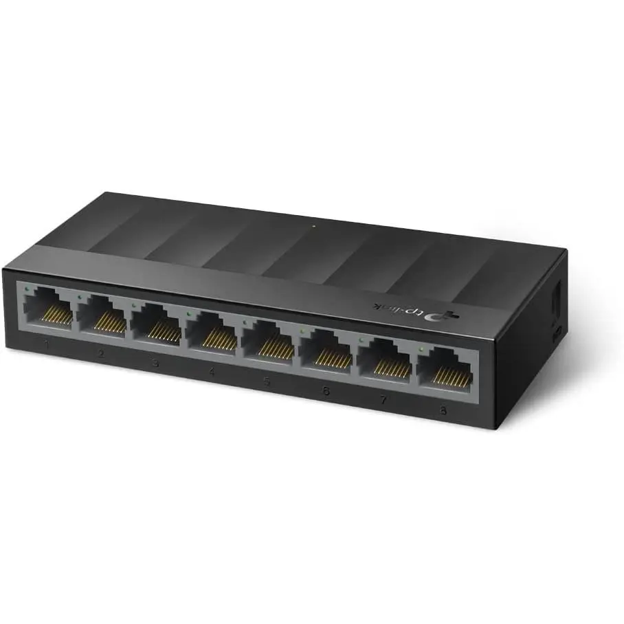 TP-Link LS1008G LiteWave 8 Port Unmanaged Gigabit Ethernet Desktop Switch