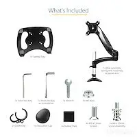 StarTech.com Desk Mount Laptop Arm Full Motion Articulating Arm for Laptop or Single 34 Inch Monitor