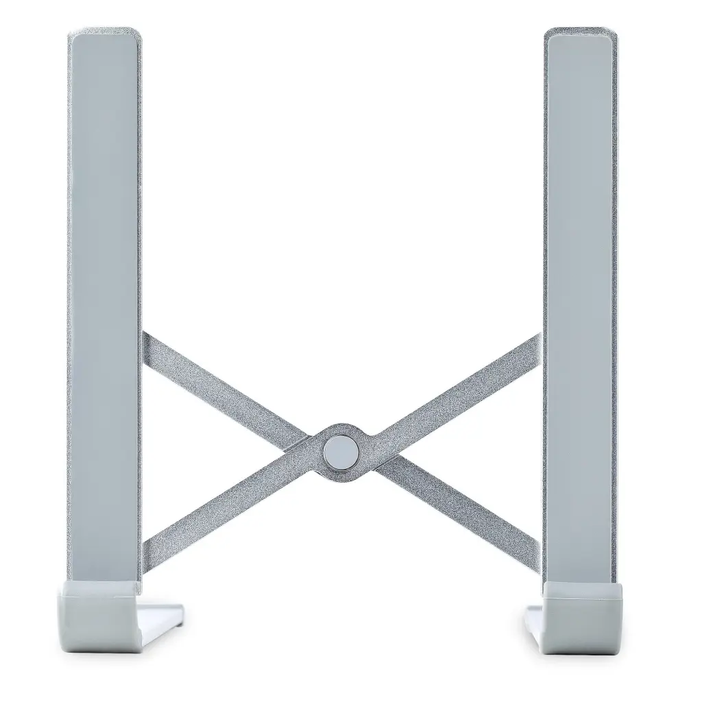 StarTech.com Foldable Portable Height Adjustable Ergonomic Laptop Stand Ventilated Aluminium Frame Supports 22lb 10kg