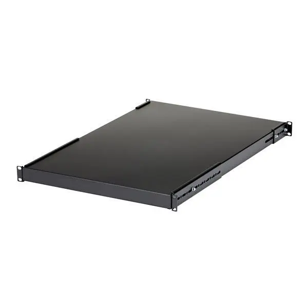 StarTech.com 1U 4-Post Adjustable Server Rack Mount Shelf - 330lbs 150kg