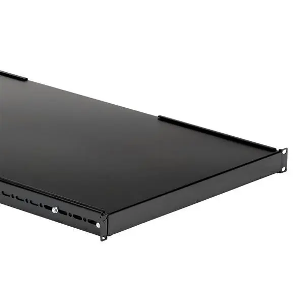 StarTech.com 1U 4-Post Adjustable Server Rack Mount Shelf - 330lbs 150kg