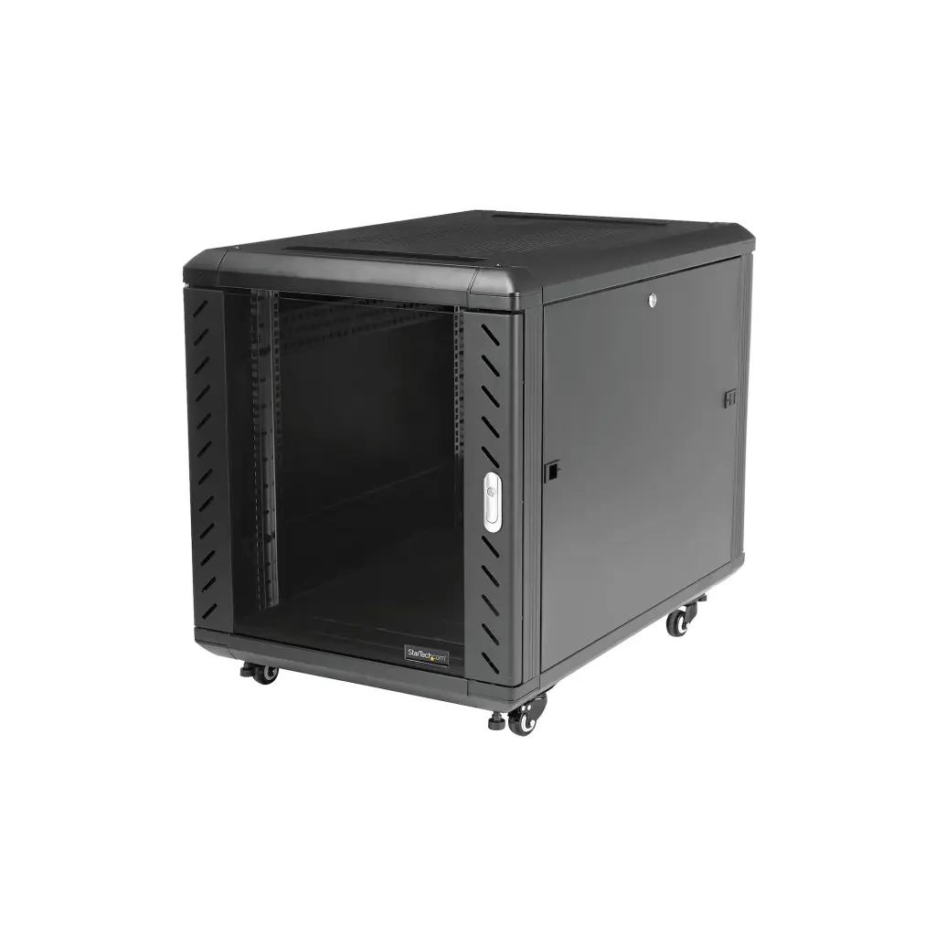 StarTech.com 12U 36 Inch Knock-Down Server Rack Cabinet with Casters 29 Inch Deep